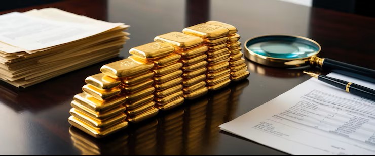 Gold bars ready for allocation
